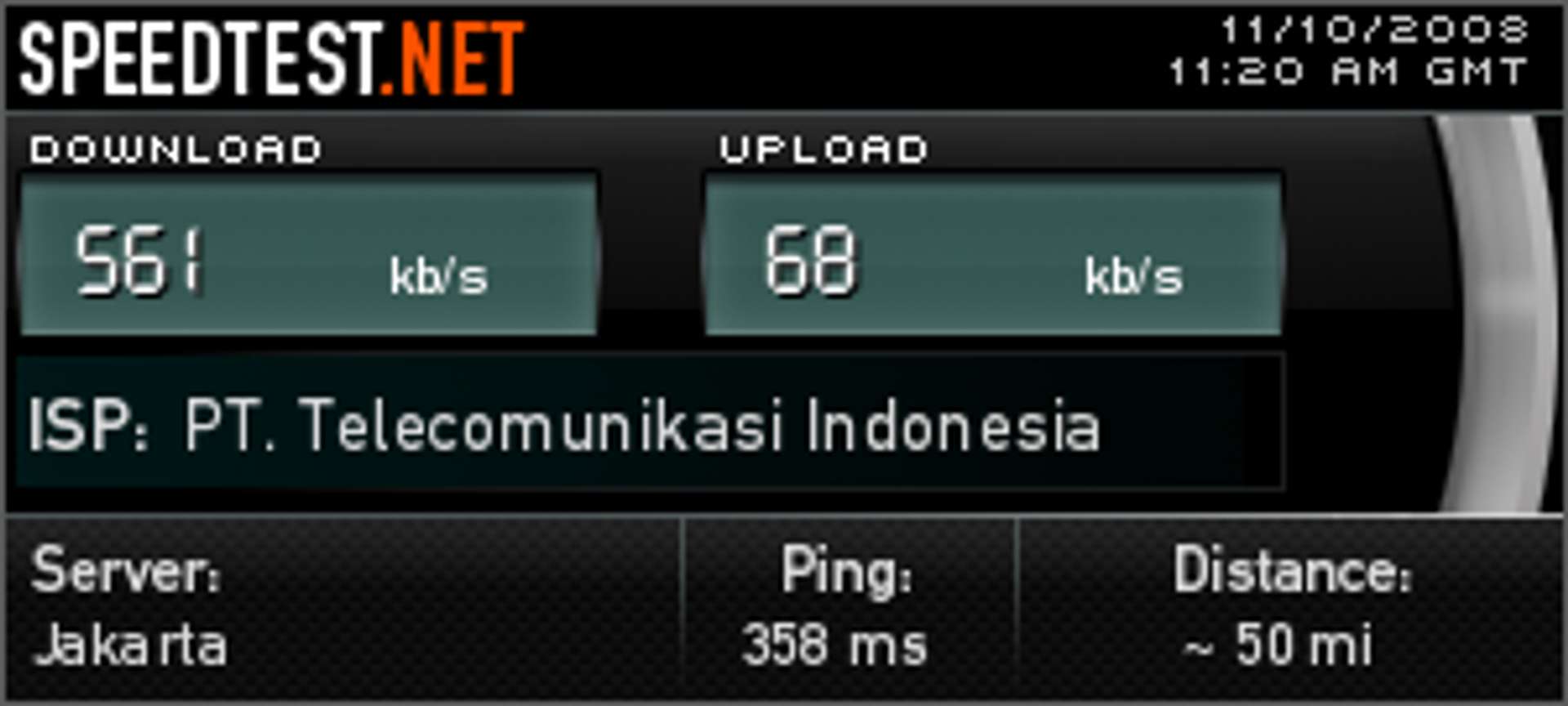 Speed Test speedtest.net